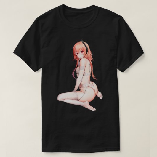 y anime girl  tシャツ (デザイン正面)