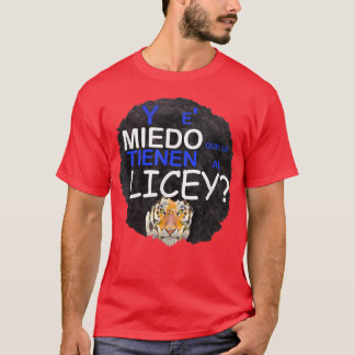 Y es Miedo grena Liceysta Tigre Licey Domico co Tシャツ