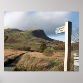 Y Garn North Walesはがき ポスター