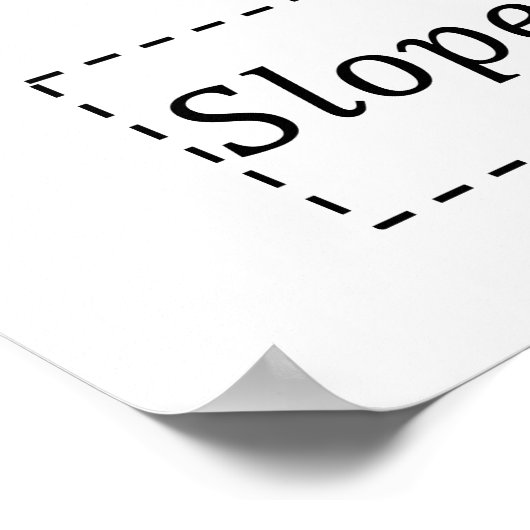 Y=MX+B ポスター (角)