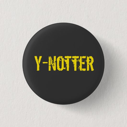 Y-Notterボタン 缶バッジ (正面)