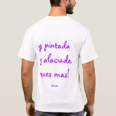 y tuのeresリンダか。 tシャツ (裏面)