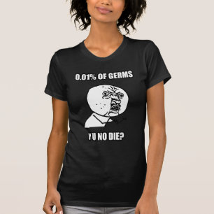 Y U人のミーム無し Tシャツ