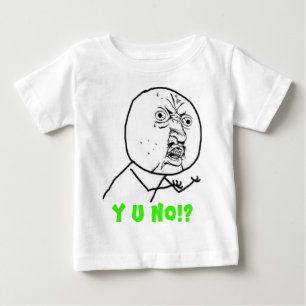 y u人の大きい文字 ベビーTシャツ