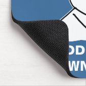 y u激怒の顔の喜劇的なlolのrofl無し マウスパッド (コーナー)