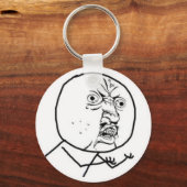 Y U NO GUYキーチェーン キーホルダー (正面)