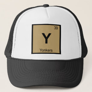 Y - Yonkersニューヨーク化学周期表都市 キャップ
