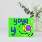 y - yoyoフラッシュカード ポストカード (スタンド正面)