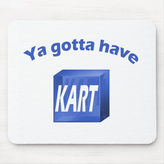 YaにKARTのmousepadがあるために得ました マウスパッド (正面)