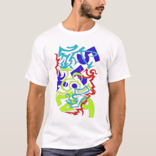 YAの落書きのデザイン Tシャツ