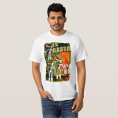 Yaのbastaの白のティー Tシャツ (正面フル)