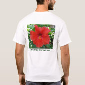 YaのTシャツで猛烈な来ること Tシャツ (裏面)