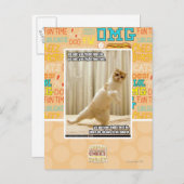 Yaはyurの右足を、yaによって置かれたyurの右足ou置きました ポストカード (正面/裏面)