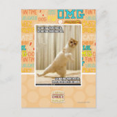 Yaはyurの右足を、yaによって置かれたyurの右足ou置きました ポストカード (正面)