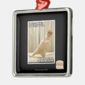 Yaはyurの右足を、yaによって置かれたyurの右足ou置きました メタルオーナメント (左)