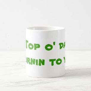 yaへの上のo daのmornin! コーヒーマグカップ