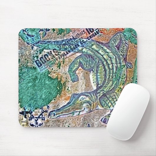 Ya後のゲーターを参照して、しばらくの間Croc混合メディア マウスパッド (マウス)