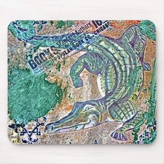 Ya後のゲーターを参照して、しばらくの間Croc混合メディア マウスパッド (正面)