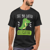 Ya後アリゲーターズーキーパークロコダイルを参照 Tシャツ (正面)