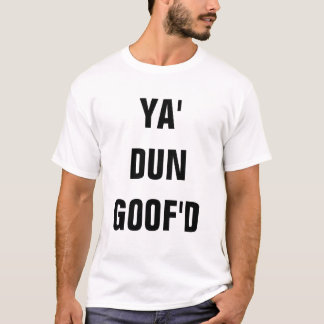 YA焦げ茶色GOOF'D Tシャツ