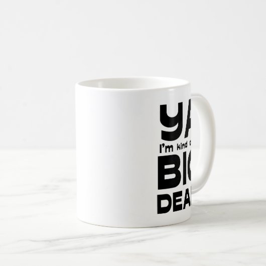 Ya私はちょっと大事2のマグです コーヒーマグカップ (正面右)