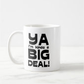 Ya私はちょっと大事2のマグです コーヒーマグカップ (左)