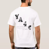 YA4C Tシャツ (裏面)