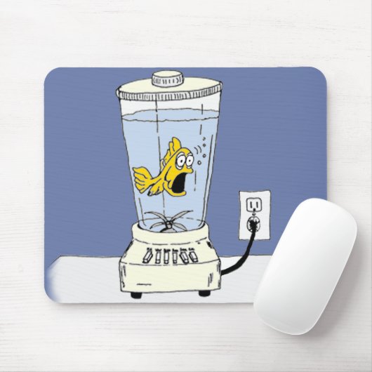 Ya Betcha私は重点を置かれます! (混合機の魚) マウスパッド (マウス)