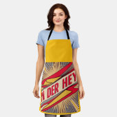 Ya Der Hey （ウィスコンシン・スラング） エプロン (着用した状態)