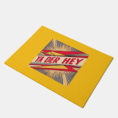 Ya Der Hey （ウィスコンシン・スラング） ドアマット (アングル)