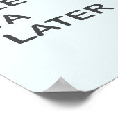 Ya Later Aligatorを参照 ポスター (角)