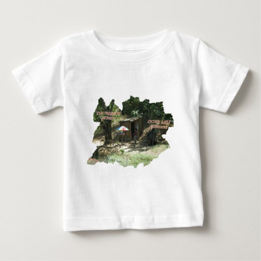 Ya Man to Ochos Rios Jamaica ベビーTシャツ (正面)