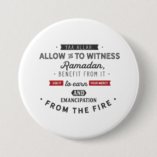 yaaアラーは、私達がラマダーンを目撃することを可能にします 缶バッジ