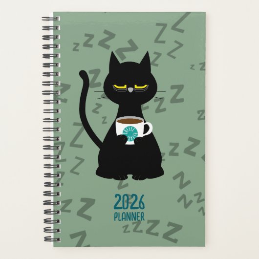 YAAAWN 眠い猫 2026年プランナー プランナー手帳 (正面)