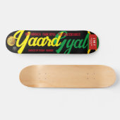 YAARD GYAL JMT JAMAICA 7 3/4"スケートボードデッキ スケートボード (横)
