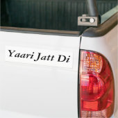 Yaari Jattのディディミアム バンパーステッカー (トラック上)