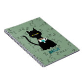 YAAWNスリーピーキャットノート ノートブック (右側)