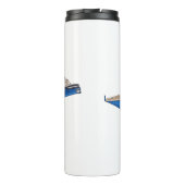 Yacht cartoon illustration タンブラー (裏面)