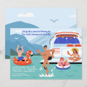 Yacht Party 招待状 (正面/裏面)