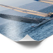 Yacht Race - Marina Del Rey, CA フォトプリント (角)