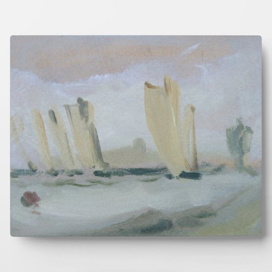 Yacht Racing on the Solent,以前の帰属 フォトプラーク (正面)