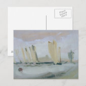 Yacht Racing on the Solent,以前の帰属 ポストカード (正面/裏面)