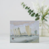Yacht Racing on the Solent,以前の帰属 ポストカード (スタンド正面)