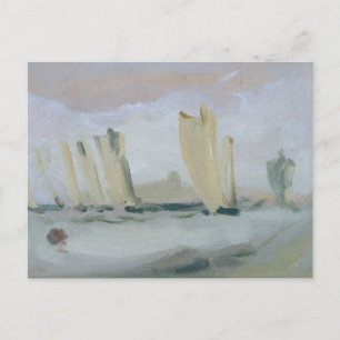 Yacht Racing on the Solent，以前の帰属 ポストカード