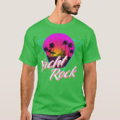 Yacht Rock Party Boat Drinking Beach friends Tシャツ (正面)