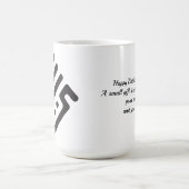 Yacine – Arabic Kufi Calligraphy Birthday Mug コーヒーマグカップ (中央)