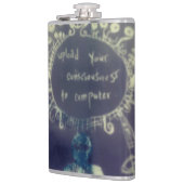 yaei意識をコンピュータにアップロードする フラスク (左)