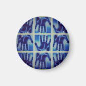 yaei creepy blue hands gonna terrorizing your life マグネット (正面)