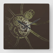 yaei spider スクエア壁時計 (正面)