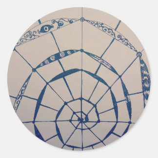 yaei spiderwebs art  ラウンドシール